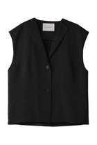 【ミディウミソリッド/MIDIUMISOLID】のlinen like gilet ジレ black|ID:prp329100003919972