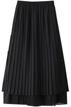 【ミディウミソリッド/MIDIUMISOLID】のtulle layered pleats SK スカート black|ID:prp329100003919976
