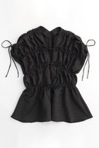 【メゾンスペシャル/MAISON SPECIAL】のShirring Ribbon Blouse/シャーリングリボンブラウス 人気、トレンドファッション・服の通販 founy(ファニー) ファッション Fashion レディースファッション WOMEN トップス・カットソー Tops/Tshirt シャツ/ブラウス Shirts/Blouses おすすめ Recommend エレガント 上品 Elegant オケージョン Occasion シャーリング Shirring ショート Short スポーティ Sporty スリーブ Sleeve 再入荷 Restock/Back In Stock/Re Arrival 夏 Summer thumbnail BLK(ブラック)|ID: prp329100003921163 ipo3291000000025881590