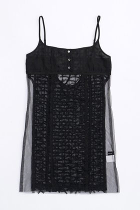 【メゾンスペシャル/MAISON SPECIAL】のTulle Ribbon Camisole Dress/チュールリボンキャミワンピース 人気、トレンドファッション・服の通販 founy(ファニー) ファッション Fashion レディースファッション WOMEN ワンピース Dress ドレス Party Dresses キャミワンピース No Sleeve Dresses チュニック Tunic おすすめ Recommend チュニック Tunic チュール Tulle トレンド Trend ドッキング Docking ロング Long 無地 Plain Color |ID:prp329100003921169