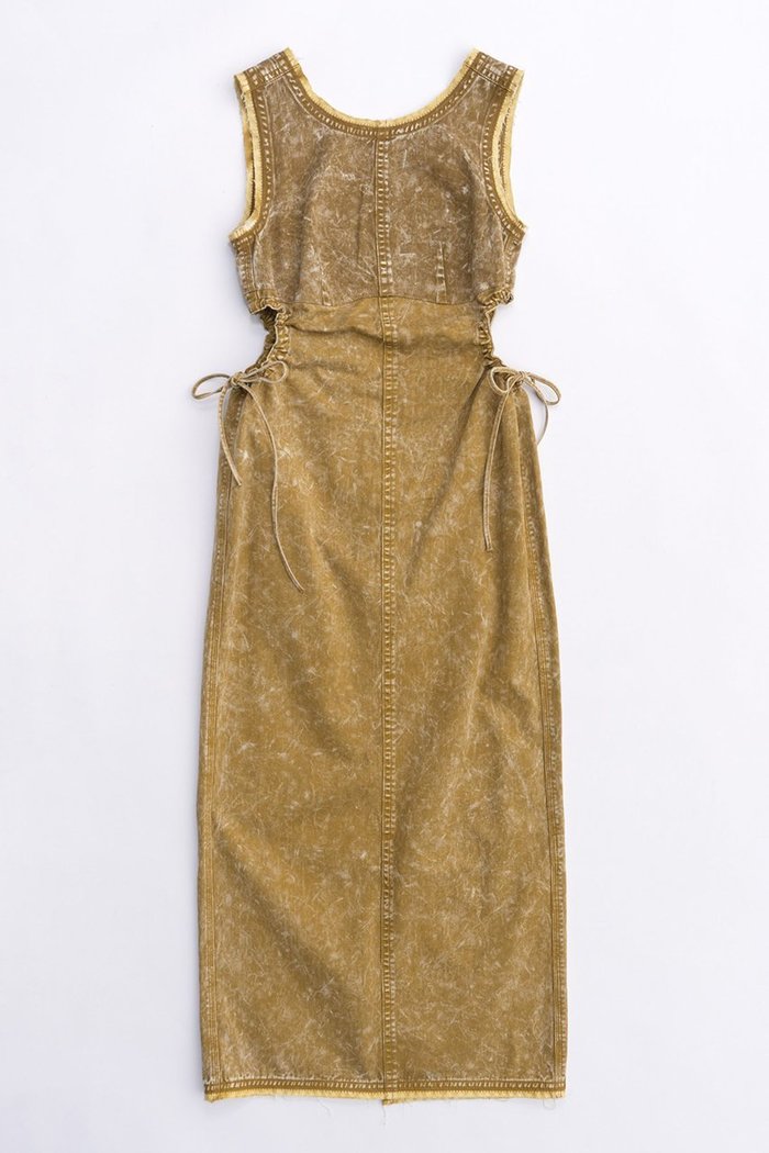 【メゾンスペシャル/MAISON SPECIAL】のDenim Dress/デニムワンピース インテリア・キッズ・メンズ・レディースファッション・服の通販 founy(ファニー) https://founy.com/ ファッション Fashion レディースファッション Fashion for Women ワンピース Dresses フォーマル・パーティードレス・結婚式用ドレス Elegant & Casual Dresses チュニック Tunic Tops & Dresses インナー Innerwear シャーリング Shirring, Ruched スリーブ Sleeve, Long Sleeve / Short Sleeve チュニック Tunic, Long Top デニム Denim, Jeans Material ロング Long, Long-Length 夏 Summer |ID: prp329100003921171 ipo3291000000032899051