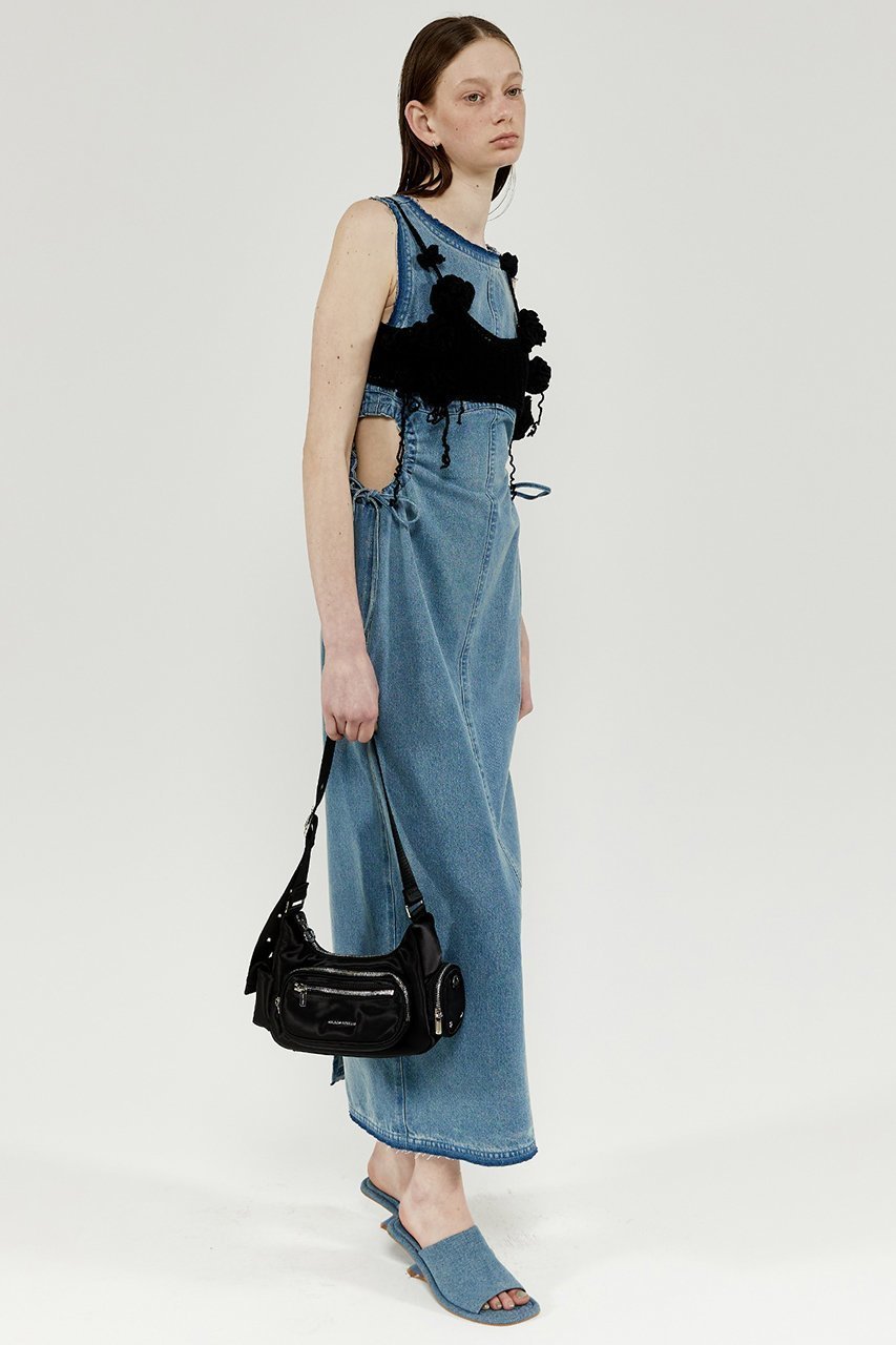 【メゾンスペシャル/MAISON SPECIAL】のDenim Dress/デニムワンピース 人気、トレンドファッション・服の通販 founy(ファニー) 　ファッション　Fashion　レディースファッション　Fashion for Women　ワンピース　Dresses　フォーマル・パーティードレス・結婚式用ドレス　Elegant & Casual Dresses　チュニック　Tunic Tops & Dresses　インナー　Innerwear　シャーリング　Shirring, Ruched　スリーブ　Sleeve, Long Sleeve / Short Sleeve　チュニック　Tunic, Long Top　デニム　Denim, Jeans Material　ロング　Long, Long-Length　夏　Summer　other-3|ID: prp329100003921171 ipo3291000000032899066