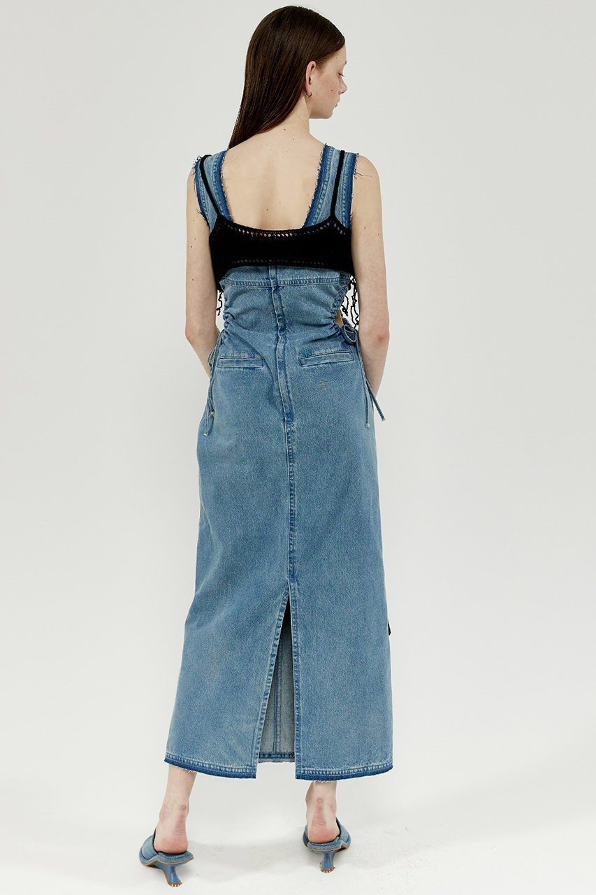【メゾンスペシャル/MAISON SPECIAL】のDenim Dress/デニムワンピース 人気、トレンドファッション・服の通販 founy(ファニー) 　ファッション　Fashion　レディースファッション　Fashion for Women　ワンピース　Dresses　フォーマル・パーティードレス・結婚式用ドレス　Elegant & Casual Dresses　チュニック　Tunic Tops & Dresses　インナー　Innerwear　シャーリング　Shirring, Ruched　スリーブ　Sleeve, Long Sleeve / Short Sleeve　チュニック　Tunic, Long Top　デニム　Denim, Jeans Material　ロング　Long, Long-Length　夏　Summer　other-4|ID: prp329100003921171 ipo3291000000032899069