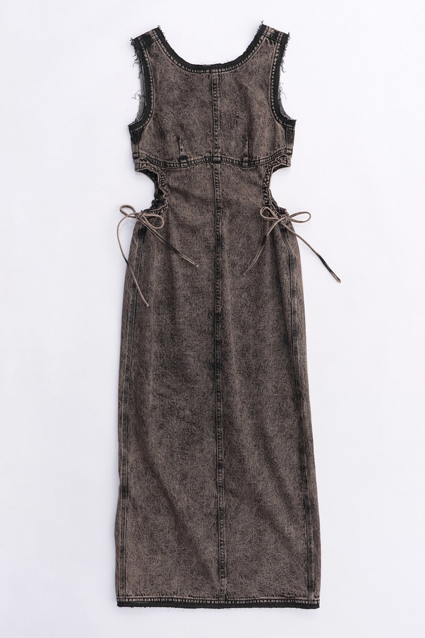 【メゾンスペシャル/MAISON SPECIAL】のDenim Dress/デニムワンピース インテリア・キッズ・メンズ・レディースファッション・服の通販 founy(ファニー) ファッション Fashion レディースファッション Fashion for Women ワンピース Dresses フォーマル・パーティードレス・結婚式用ドレス Elegant & Casual Dresses チュニック Tunic Tops & Dresses インナー Innerwear シャーリング Shirring, Ruched スリーブ Sleeve, Long Sleeve / Short Sleeve チュニック Tunic, Long Top デニム Denim, Jeans Material ロング Long, Long-Length 夏 Summer BLK(ブラック)|ID: prp329100003921171 ipo3291000000036671626