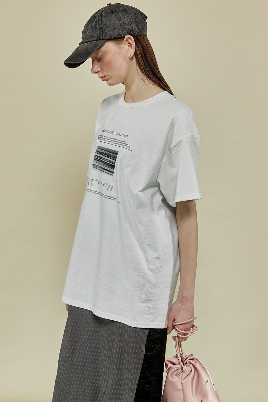 【メゾンスペシャル/MAISON SPECIAL】のRecord Photo Print T-shirt/Record PhotoプリントTシャツ 大人の最旬トレンドファッション＆コーディネート founy(ファウニー) 　ファッション　Fashion　レディースファッション　Fashion for Women　トップス・カットソー　Cut & Sew Tops　シャツ・ブラウス・オフィスカジュアル　Elegant Blouses & Button-Ups　ロングTシャツ・Tシャツ　Longline T-Shirts & Tees　カットソー・ベーシックTシャツ　Cut-and-Sewn Tops / Stretch Tees & Basics　おすすめ　Recommended / Our Picks　グラフィック　Graphic, Graphic Design　ショート　Short, Short Length　スリーブ　Sleeve, Long Sleeve / Short Sleeve　プリント　Print, Printed Pattern　ボトム　Bottoms, Lower Wear　ロング　Long, Long-Length　other-6|ID: prp329100003921176 ipo3291000000036986406