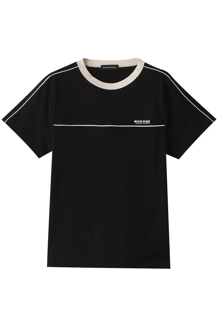 【メゾンスペシャル/MAISON SPECIAL】のBicolor Line T-shirt/バイカラーラインTEE インテリア・キッズ・メンズ・レディースファッション・服の通販 founy(ファニー) https://founy.com/ ファッション Fashion レディースファッション Fashion for Women トップス・カットソー Cut & Sew Tops シャツ・ブラウス・オフィスカジュアル Elegant Blouses & Button-Ups ロングTシャツ・Tシャツ Longline T-Shirts & Tees カットソー・ベーシックTシャツ Cut-and-Sewn Tops / Stretch Tees & Basics おすすめ Recommended / Our Picks ショート Short, Short Length スリーブ Sleeve, Long Sleeve / Short Sleeve パイピング Piping, Trim Design プリント Print, Printed Pattern ロング Long, Long-Length ワンポイント One Point, Statement Accent |ID: prp329100003921177 ipo3291000000032928547