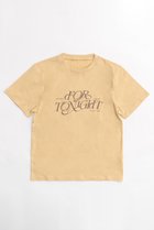 【メゾンスペシャル/MAISON SPECIAL】のFOR TONIGHT Logo T-shirt/FOR TONIGHTロゴTシャツ YEL(イエロー)|ID:prp329100003921178