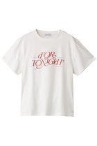 【メゾンスペシャル/MAISON SPECIAL】のFOR TONIGHT Logo T-shirt/FOR TONIGHTロゴTシャツ WHT(ホワイト)|ID: prp329100003921178 ipo3291000000035672636
