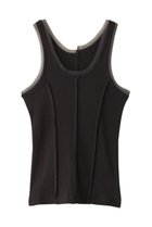 【メゾンスペシャル/MAISON SPECIAL】のTulle Piping 2way Tank Top/チュールパイピング2WAYタンクトップ C.GRY(チャコールグレー)|ID: prp329100003921183 ipo3291000000032926508