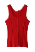 【メゾンスペシャル/MAISON SPECIAL】のTulle Piping 2way Tank Top/チュールパイピング2WAYタンクトップ RED(レッド)|ID: prp329100003921183 ipo3291000000032926516