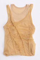 【メゾンスペシャル/MAISON SPECIAL】のSheer Drape layered Tank Top/シアードレープレイヤータンク ORG(オレンジ)|ID: prp329100003921184 ipo3291000000035791973