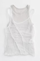 【メゾンスペシャル/MAISON SPECIAL】のSheer Drape layered Tank Top/シアードレープレイヤータンク WHT(ホワイト)|ID: prp329100003921184 ipo3291000000036986023