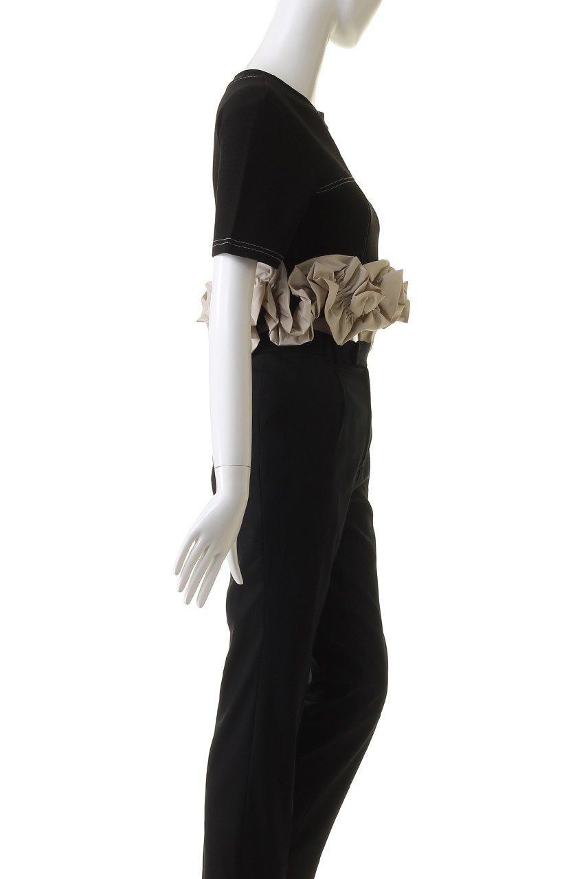 【メゾンスペシャル/MAISON SPECIAL】のFlower Motif T-shirt/フラワーモチーフTシャツ 人気、トレンドファッション・服の通販 founy(ファニー) 　ファッション　Fashion　レディースファッション　Fashion for Women　トップス・カットソー　Cut & Sew Tops　シャツ・ブラウス・オフィスカジュアル　Elegant Blouses & Button-Ups　ロングTシャツ・Tシャツ　Longline T-Shirts & Tees　カットソー・ベーシックTシャツ　Cut-and-Sewn Tops / Stretch Tees & Basics　花柄・フラワープリント・モチーフ　Floral Prints & Motifs / Flower Pattern Tops　カットソー　Cut and Sewn Top　コンパクト　Compact, Small Size　ショート　Short, Short Length　スリーブ　Sleeve, Long Sleeve / Short Sleeve　タフタ　Taffeta, Structured Fabric　チュール　Tulip, Tulip Motif　フラワー　Flower, Floral　モチーフ　Motif, Design Theme　エレガント 上品　Elegant　夏　Summer　other-3|ID: prp329100003921186 ipo3291000000036665967