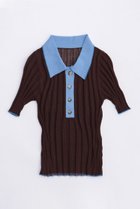 【メゾンスペシャル/MAISON SPECIAL】のKnit Polo Shirt/ニットポロシャツ BRN(ブラウン)|ID:prp329100003921188