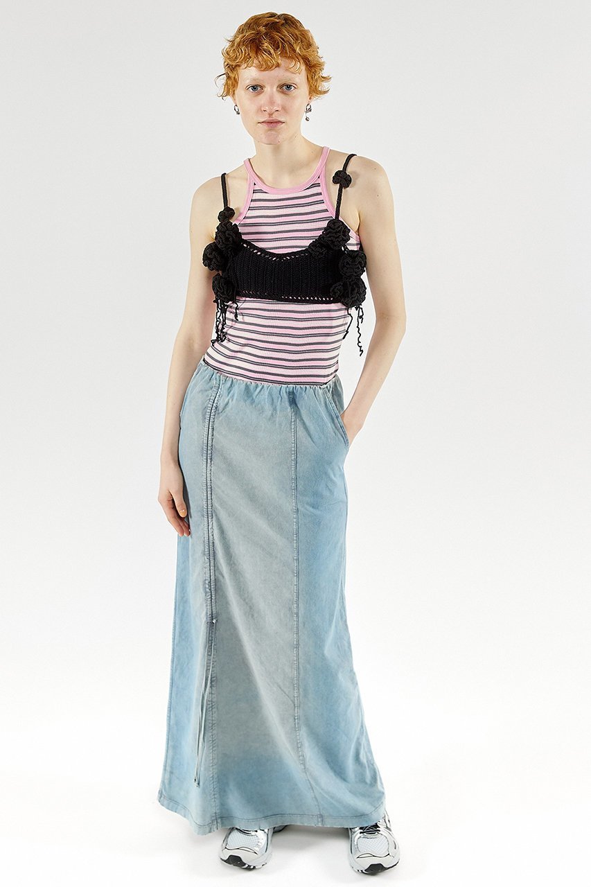 【メゾンスペシャル/MAISON SPECIAL】のFlower Pattern Motif Bustier/フラワーモチーフビスチェ 人気、トレンドファッション・服の通販 founy(ファニー) 　ファッション　Fashion　レディースファッション　Fashion for Women　トップス・カットソー　Cut & Sew Tops　キャミソール&ノースリーブ　Camisoles & Sleeveless Tops　シャツ・ブラウス・オフィスカジュアル　Elegant Blouses & Button-Ups　ビスチェ　Bustiers & Corset Tops / Layered Bustier Style　花柄・フラワープリント・モチーフ　Floral Prints & Motifs / Flower Pattern Tops　コンパクト　Compact, Small Size　ノースリーブ　Sleeveless, No-Sleeve　モチーフ　Motif, Design Theme　手編み　Hand-Knitted, Handmade Knit　other-4|ID: prp329100003921191 ipo3291000000035439319