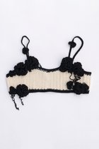 【メゾンスペシャル/MAISON SPECIAL】のFlower Pattern Motif Bustier/フラワーモチーフビスチェ WHT(ホワイト)|ID: prp329100003921191 ipo3291000000036725013