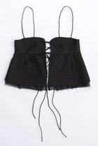 【メゾンスペシャル/MAISON SPECIAL】のFloating Jacquard Camisole Tops/フクレジャガードキャミトップ BLK(ブラック)|ID: prp329100003921196 ipo3291000000032908392