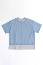 【メゾンスペシャル/MAISON SPECIAL】のLayered Tulle T-shirt/レイヤードチュールTシャツ BLU(ブルー)|ID: prp329100003921197 ipo3291000000025881731