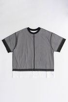 【メゾンスペシャル/MAISON SPECIAL】のLayered Tulle T-shirt/レイヤードチュールTシャツ BLK(ブラック)|ID: prp329100003921197 ipo3291000000035934973