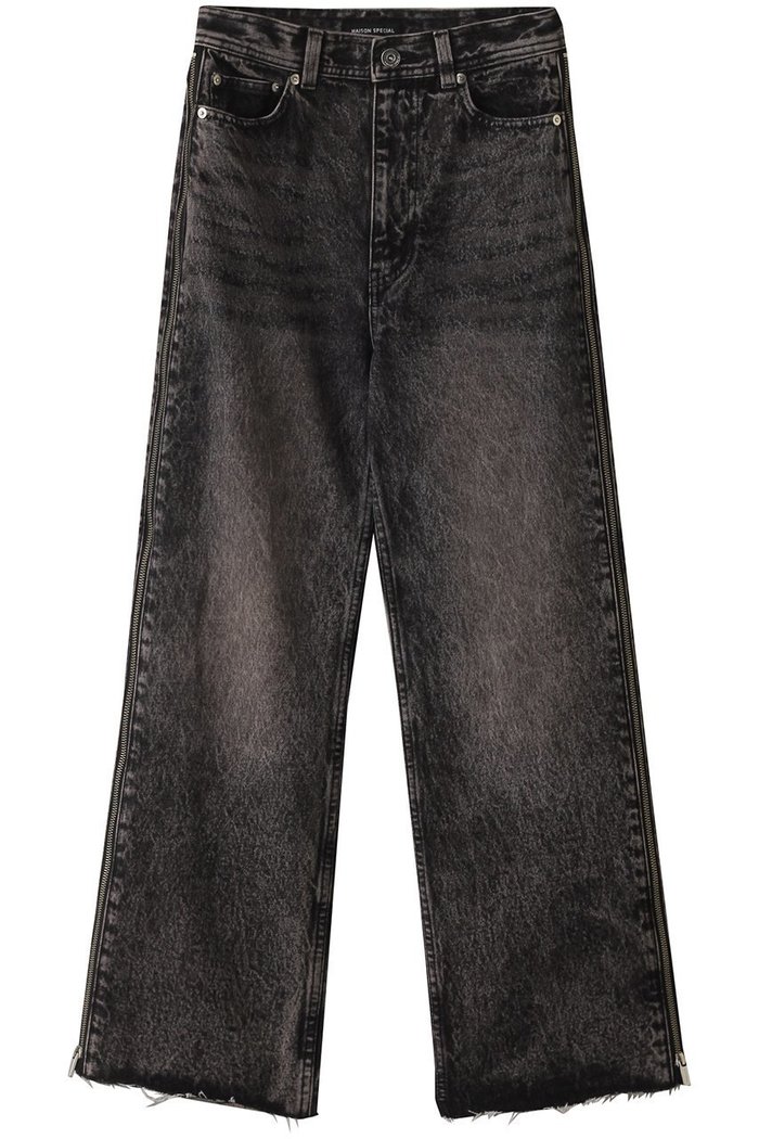 【メゾンスペシャル/MAISON SPECIAL】のSide Long Zip Denim/サイドロングジップデニム インテリア・キッズ・メンズ・レディースファッション・服の通販 founy(ファニー) https://founy.com/ ファッション Fashion レディースファッション Fashion for Women パンツ Pants & Trousers デニムパンツ・ジーンズ・美脚デニム Denim Jeans & Pants シンプル Simple, Minimal デニム Denim, Jeans Material フレア Flare, Flared ロング Long, Long-Length |ID: prp329100003921200 ipo3291000000036690033
