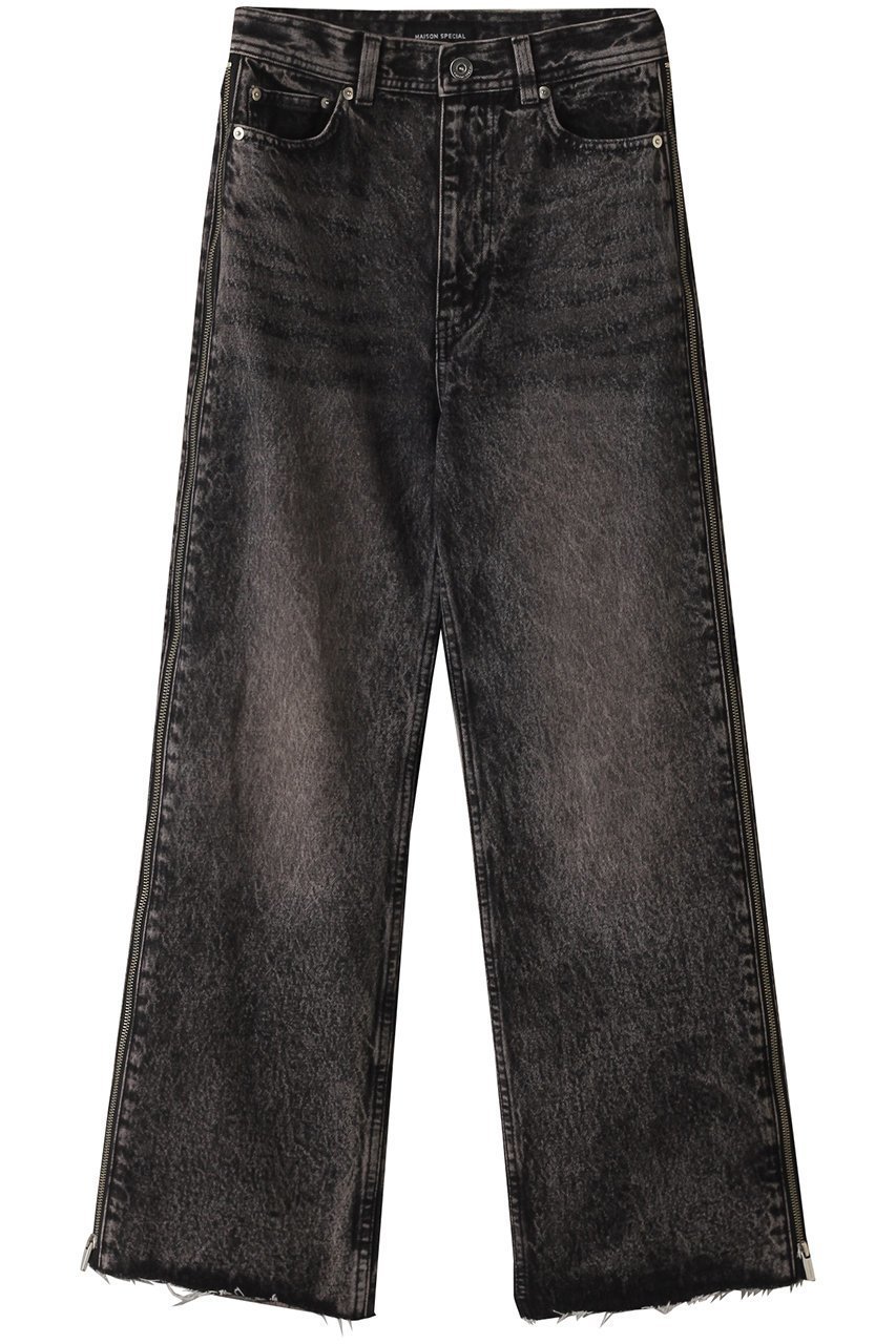 【メゾンスペシャル/MAISON SPECIAL】のSide Long Zip Denim/サイドロングジップデニム 人気、トレンドファッション・服の通販 founy(ファニー) 　ファッション　Fashion　レディースファッション　Fashion for Women　パンツ　Pants & Trousers　デニムパンツ・ジーンズ・美脚デニム　Denim Jeans & Pants　シンプル　Simple, Minimal　デニム　Denim, Jeans Material　フレア　Flare, Flared　ロング　Long, Long-Length　 other-1|ID: prp329100003921200 ipo3291000000036690033