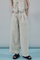 【メゾンスペシャル/MAISON SPECIAL】のFloating Jacquard Pants/フクレジャガードパンツ WHT(ホワイト)|ID: prp329100003921204 ipo3291000000030041783