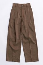 【メゾンスペシャル/MAISON SPECIAL】のWashable Chambray Easy Pants/ウォッシャブルシャンブレーイージーパンツ KHK(カーキ)|ID: prp329100003921205 ipo3291000000036867451