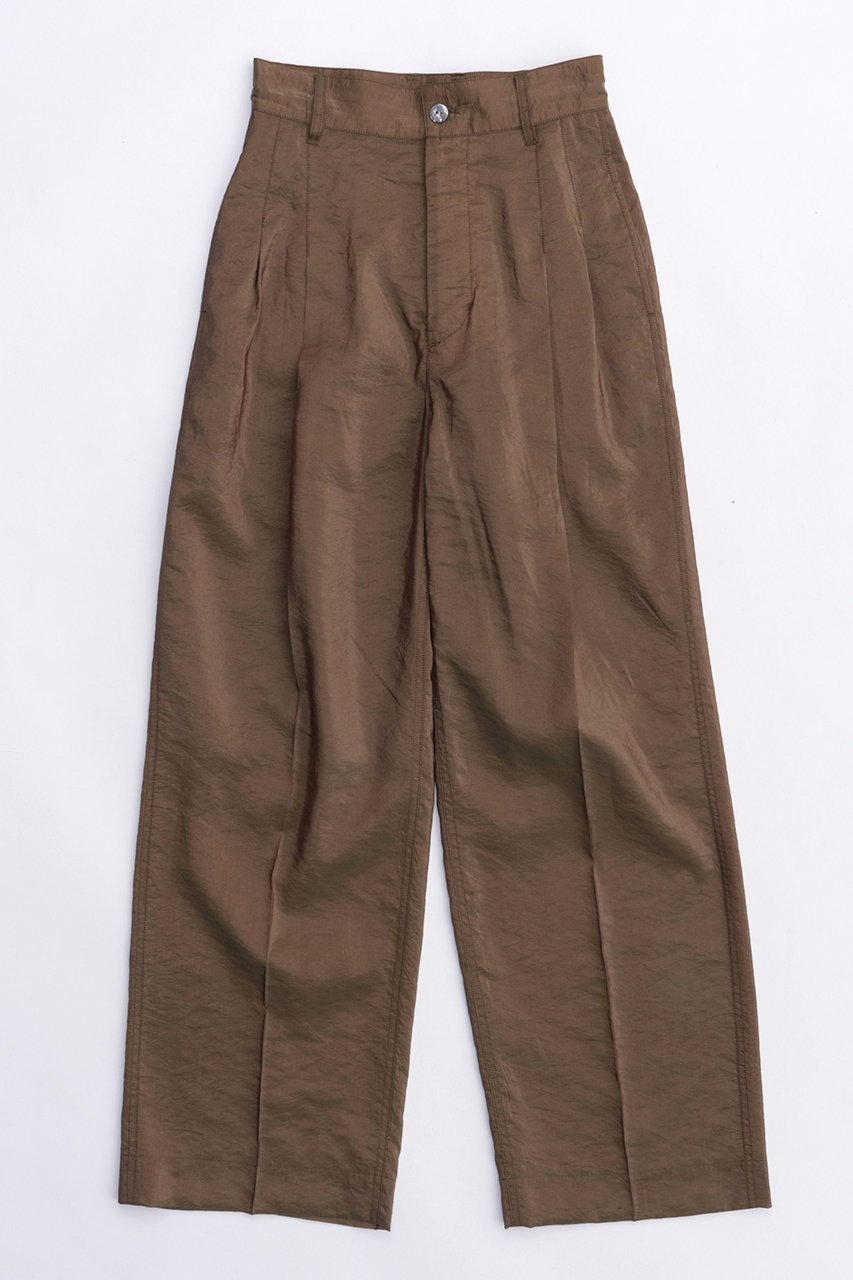 【メゾンスペシャル/MAISON SPECIAL】のWashable Chambray Easy Pants/ウォッシャブルシャンブレーイージーパンツ インテリア・キッズ・メンズ・レディースファッション・服の通販 founy(ファウニー) 　ファッション　Fashion　レディースファッション　Fashion for Women　パンツ　Pants & Trousers　ウォッシャブル　Machine Washable　シャンブレー　Chambray, Denim-Like Fabric　ジャケット　Jacket, Outerwear　スピンドル　Spindle, Drawcord　セットアップ　Set-Up, Coordinated Outfit　ループ　Loop, Loop Knit　夏　Summer　KHK(カーキ)|ID: prp329100003921205 ipo3291000000036867451