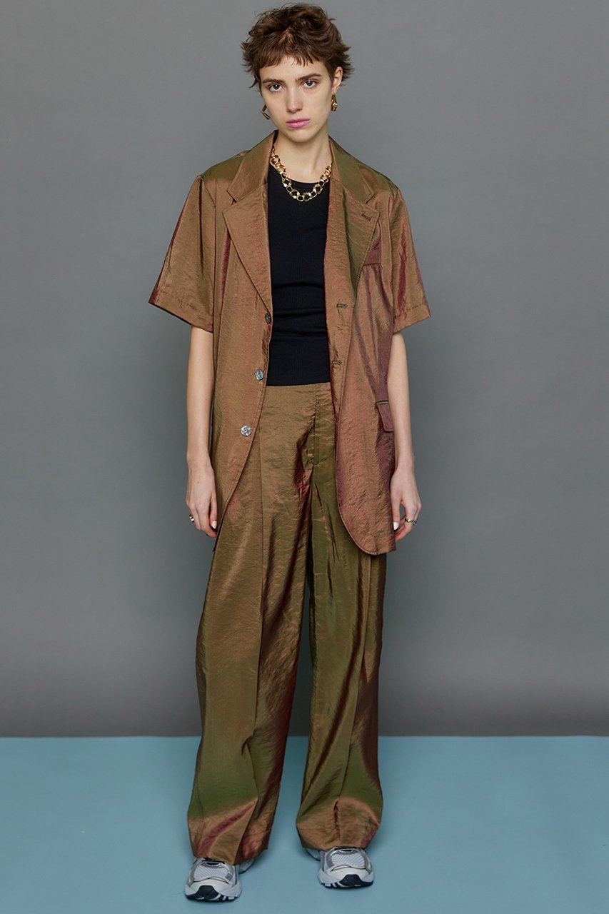【メゾンスペシャル/MAISON SPECIAL】のWashable Chambray Easy Pants/ウォッシャブルシャンブレーイージーパンツ 大人の最旬トレンドファッション＆コーディネート founy(ファウニー) 　ファッション　Fashion　レディースファッション　Fashion for Women　パンツ　Pants & Trousers　ウォッシャブル　Machine Washable　シャンブレー　Chambray, Denim-Like Fabric　ジャケット　Jacket, Outerwear　スピンドル　Spindle, Drawcord　セットアップ　Set-Up, Coordinated Outfit　ループ　Loop, Loop Knit　夏　Summer　other-8|ID: prp329100003921205 ipo3291000000036867458
