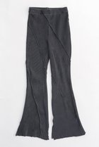 【メゾンスペシャル/MAISON SPECIAL】のRib Mix Semi-flare Pants/リブミックスセミフレアパンツ C.GRY(チャコールグレー)|ID: prp329100003921208 ipo3291000000035055855