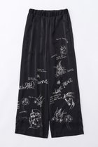 【メゾンスペシャル/MAISON SPECIAL】のDrawing Print Easy Pants/ドローイングプリントイージーパンツ BLK(ブラック)|ID: prp329100003921209 ipo3291000000036867272