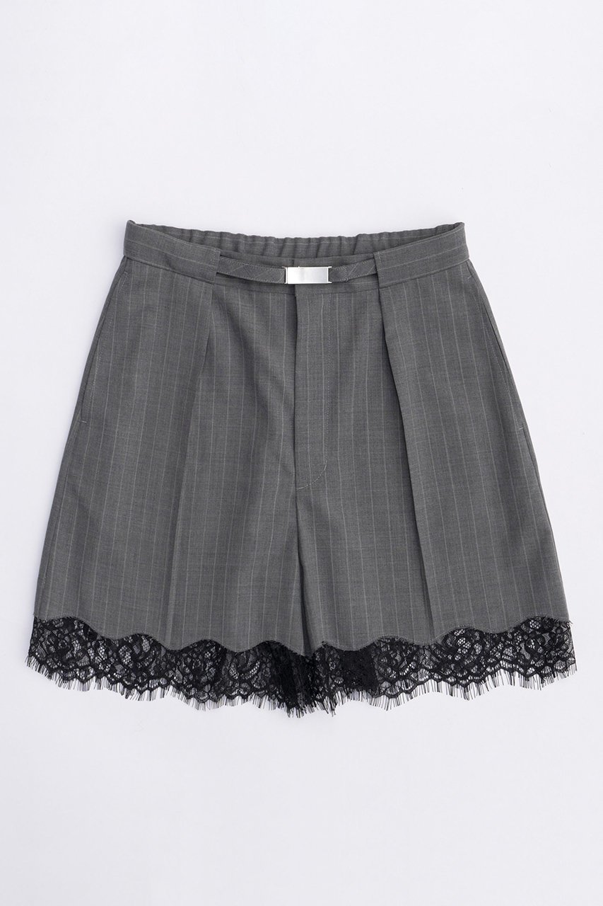 メゾンスペシャル/MAISON SPECIAL】のPinstripe Lace Shorts/ピンストライプレースショートパンツ |  人気、トレンドファッション・服の通販 founy(ファニー) | ID:prp329100003921211 | ファッション(Fashion)  レディースファッション(WOMEN) パンツ(Pants) ハーフ ...