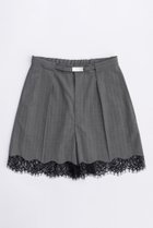 【メゾンスペシャル/MAISON SPECIAL】のPinstripe Lace Shorts/ピンストライプレースショートパンツ GRY(グレー)|ID: prp329100003921211 ipo3291000000035693474
