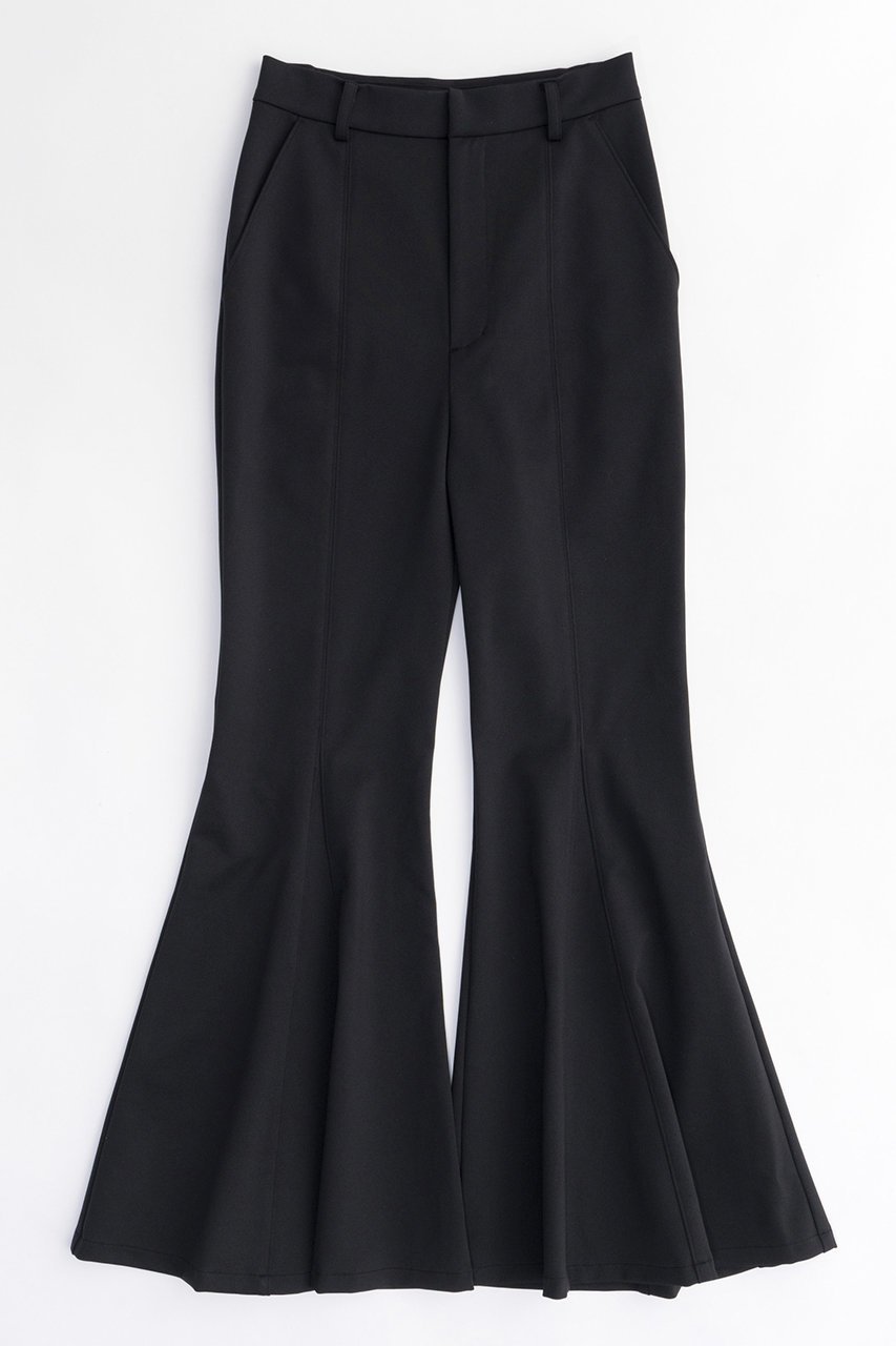 【メゾンスペシャル/MAISON SPECIAL】のSuper Flare Stretch Pants/スーパフレアストレッチパンツ インテリア・キッズ・メンズ・レディースファッション・服の通販 founy(ファニー) ファッション Fashion レディースファッション Fashion for Women パンツ Pants & Trousers フレア Flare, Flared フロント Front, Front Design エレガント 上品 Elegant BLK(ブラック)|ID: prp329100003921212 ipo3291000000035811416