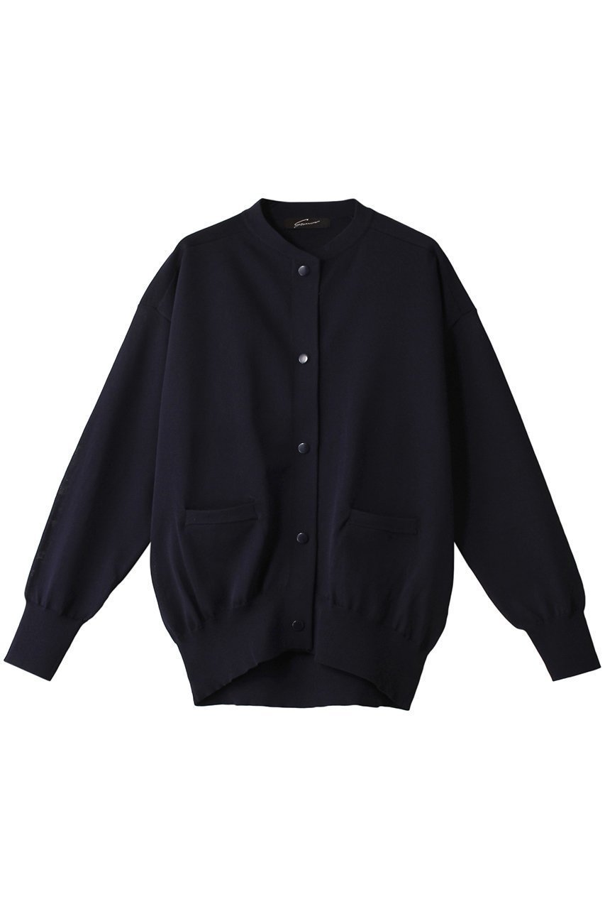 【スタニングルアー/STUNNING LURE】のハイツイストニットブルゾン インテリア・キッズ・メンズ・レディースファッション・服の通販 founy(ファニー) 　ファッション　Fashion　レディースファッション　Fashion for Women　アウター　Coat / Outerwear Collection　レディースジャケット・軽アウター　Jackets　ブルゾンジャケット・スポーティアウター　Blouson Jackets　カーディガン　Cardigan, Knitwear　シアー　Sheer, See-Through　シンプル　Simple, Minimal　ジャケット　Jacket, Outerwear　ブルゾン　Blouson, Bomber Jacket　夏　Summer　春　Spring　S/S・春夏　SS, Spring/Summer, Warm Season　インディゴブルー|ID: prp329100003921214 ipo3291000000032953870