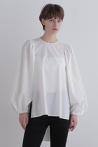 【ル フィル/LE PHIL】のSOLOTEXブロードギャザーブラウス ホワイト|ID: prp329100003921217 ipo3291000000034615361