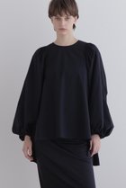 【ル フィル/LE PHIL】のSOLOTEXブロードギャザーブラウス ネイビー|ID: prp329100003921217 ipo3291000000034615362