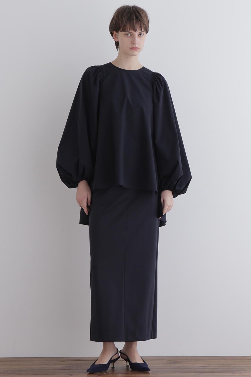 【ル フィル/LE PHIL】のSOLOTEXブロードギャザーブラウス 人気、トレンドファッション・服の通販 founy(ファニー) ファッション Fashion レディースファッション Fashion for Women トップス・カットソー Cut & Sew Tops シャツ・ブラウス・オフィスカジュアル Elegant Blouses & Button-Ups コンパクト Compact, Small Size スリーブ Sleeve, Long Sleeve / Short Sleeve フォルム Silhouette, Form ブロード Broadcloth, Fine Cotton ロング Long, Long-Length 再入荷 Restock / Back in Stock 定番 Standard, Basic Item other-2|ID: prp329100003921217 ipo3291000000034615363