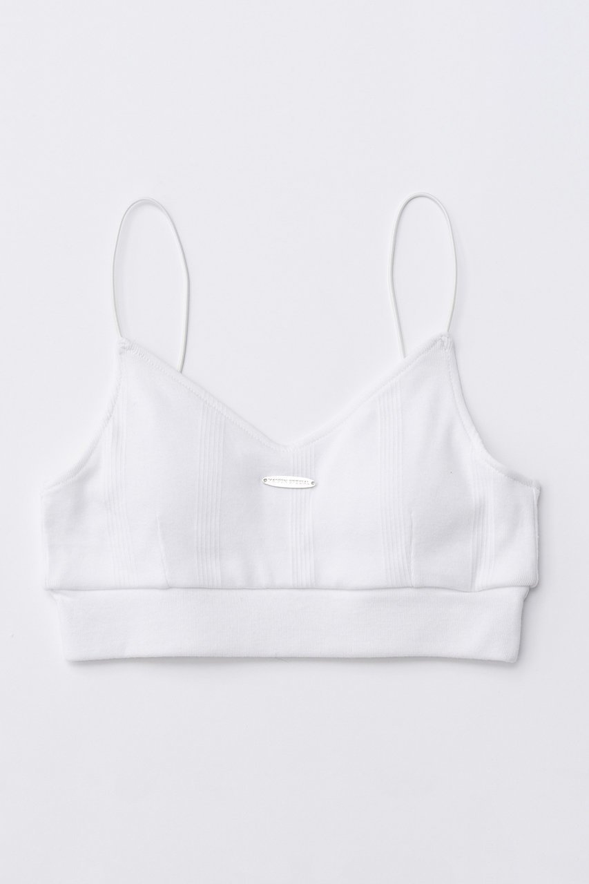 【メゾンスペシャル/MAISON SPECIAL】のMiller Collaboration Bra Top/Millerコラボブラトップ インテリア・キッズ・メンズ・レディースファッション・服の通販 founy(ファニー) 　ファッション　Fashion　レディースファッション　WOMEN　トップス・カットソー　Tops/Tshirt　キャミソール / ノースリーブ　No Sleeves　シャツ/ブラウス　Shirts/Blouses　ロング / Tシャツ　T-Shirts　カットソー　Cut and Sewn　キャミソール　Camisole　タンク　Tank　WHT(ホワイト)|ID: prp329100003921221 ipo3291000000025881833