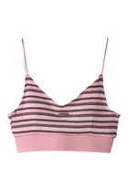 【メゾンスペシャル/MAISON SPECIAL】のMiller Collaboration Bra Top/Millerコラボブラトップ 人気、トレンドファッション・服の通販 founy(ファニー) ファッション Fashion レディースファッション Fashion for Women トップス・カットソー Cut & Sew Tops キャミソール&ノースリーブ Camisoles & Sleeveless Tops シャツ・ブラウス・オフィスカジュアル Elegant Blouses & Button-Ups ロングTシャツ・Tシャツ Longline T-Shirts & Tees カットソー・ベーシックTシャツ Cut-and-Sewn Tops / Stretch Tees & Basics インナー Innerwear キャミソール Camisole, Spaghetti Strap Top タンク Tank Top, Sleeveless Top プレート Plate, Dish thumbnail PNK(ピンク)|ID: prp329100003921221 ipo3291000000036667146