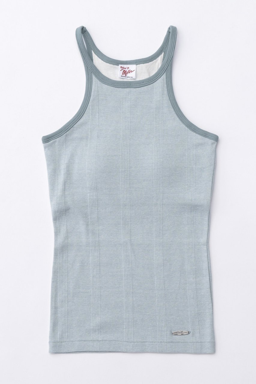 【メゾンスペシャル/MAISON SPECIAL】のMiller Collaboration Tank Top/Millerコラボタンクトップス インテリア・キッズ・メンズ・レディースファッション・服の通販 founy(ファニー) 　ファッション　Fashion　レディースファッション　WOMEN　トップス・カットソー　Tops/Tshirt　キャミソール / ノースリーブ　No Sleeves　シャツ/ブラウス　Shirts/Blouses　ロング / Tシャツ　T-Shirts　カットソー　Cut and Sewn　キャミソール　Camisole　タンク　Tank　再入荷　Restock/Back In Stock/Re Arrival　BLU(ブルー)|ID: prp329100003921222 ipo3291000000025881836