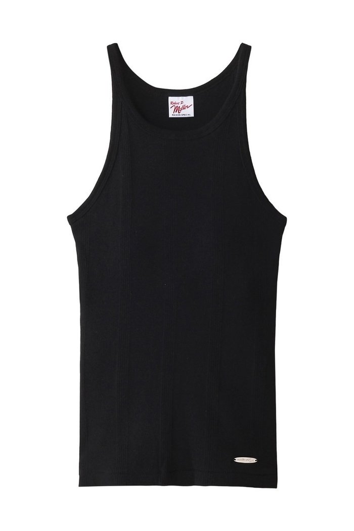 【メゾンスペシャル/MAISON SPECIAL】のMiller Collaboration Tank Top/Millerコラボタンクトップス インテリア・キッズ・メンズ・レディースファッション・服の通販 founy(ファニー) https://founy.com/ ファッション Fashion レディースファッション Fashion for Women トップス・カットソー Cut & Sew Tops キャミソール&ノースリーブ Camisoles & Sleeveless Tops シャツ・ブラウス・オフィスカジュアル Elegant Blouses & Button-Ups ロングTシャツ・Tシャツ Longline T-Shirts & Tees カットソー・ベーシックTシャツ Cut-and-Sewn Tops / Stretch Tees & Basics インナー Innerwear キャミソール Camisole, Spaghetti Strap Top タンク Tank Top, Sleeveless Top パイピング Piping, Trim Design 夏 Summer |ID: prp329100003921222 ipo3291000000032941956