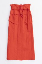 【メゾンスペシャル/MAISON SPECIAL】のPaper Bag Maxi Skirt/ペーパーバッグマキシスカート RED(レッド)|ID:prp329100003921224