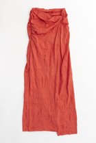 【メゾンスペシャル/MAISON SPECIAL】のWasher Processing Shirring Maxi Skirt/ワッシャーシャーリングマキシスカート RED(レッド)|ID:prp329100003921225