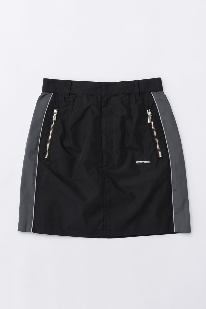 【メゾンスペシャル/MAISON SPECIAL】のSide Line Oxford Mini Skirt/サイドラインオックスミニスカート インテリア・キッズ・メンズ・レディースファッション・服の通販 founy(ファニー) 　ファッション　Fashion　レディースファッション　WOMEN　スカート　Skirt　ミニスカート　Mini Skirts　アウトドア　Outdoor　オックス　Ox　トレンド　Trend　フェミニン　Feminine　ミニスカート　Mini Skirt　BLK(ブラック)|ID: prp329100003921226 ipo3291000000025881852