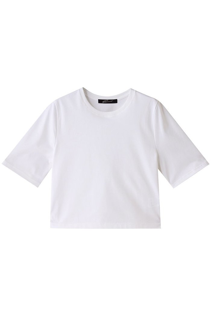 【スタニングルアー/STUNNING LURE】のウルティマコットンTシャツ インテリア・キッズ・メンズ・レディースファッション・服の通販 founy(ファニー) https://founy.com/ ファッション Fashion レディースファッション Fashion for Women トップス・カットソー Cut & Sew Tops シャツ・ブラウス・オフィスカジュアル Elegant Blouses & Button-Ups ロングTシャツ・Tシャツ Longline T-Shirts & Tees カットソー・ベーシックTシャツ Cut-and-Sewn Tops / Stretch Tees & Basics ショート Short, Short Length スリーブ Sleeve, Long Sleeve / Short Sleeve バランス Balance, Style Balance |ID: prp329100003921242 ipo3291000000032930246