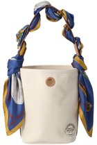 【マニプリ/manipuri】のシルクスカーフ付き帆布バケツトート L ベージュブルー(シェル)|ID:prp329100003921265