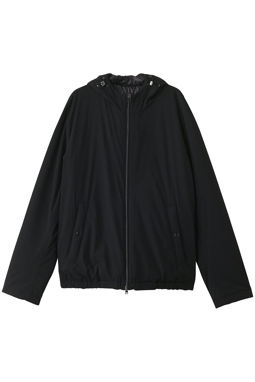 【ヘルノ/HERNO / MEN】の【MEN】はっ水ナイロン フーディー ブルゾン インテリア・キッズ・メンズ・レディースファッション・服の通販 founy(ファニー) 　ファッション　Fashion　メンズファッション　Fashion for Men　アウトドア　Outdoor Clothing　コンパクト　Compact, Small Size　ジャケット　Jacket, Outerwear　スポーティ　Sporty, Casual Athletic　ブルゾン　Blouson, Bomber Jacket　エレガント 上品　Elegant　旅行　Travel　軽量　Lightweight, Ultra Light　ブラック|ID: prp329100003921267 ipo3291000000036241979