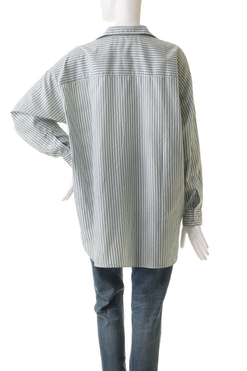 【フランク&アイリーン/Frank&Eileen】のSHIRLEY イタリアンコットン ストライプボタンアップシャツ 人気、トレンドファッション・服の通販 founy(ファニー) 　ファッション　Fashion　レディースファッション　WOMEN　トップス・カットソー　Tops/Tshirt　シャツ/ブラウス　Shirts/Blouses　スキニー　Skinny　スタイリッシュ　Stylish　ストライプ　Stripe　スリーブ　Sleeve　ボトム　Bottom　ロング　Long　エレガント 上品　Elegant　other-4|ID: prp329100003921294 ipo3291000000031408636