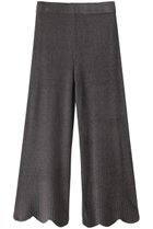 【ベアフット ドリームズ/BAREFOOT DREAMS】のコージーシックウルトラライト スカラップクロップドパンツ チャコールグレー|ID: prp329100003921304 ipo3291000000032819496